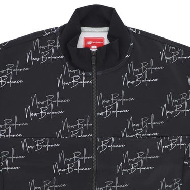 ニューバランスゴルフ　メンズ ロゴプリント ダンボール 長袖 フルジップ ブルゾン 012-5262002　2025年モデル 詳細1 詳細9