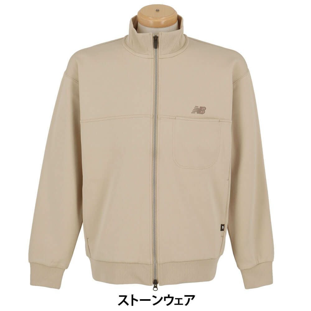 ニューバランスゴルフ　メンズ ロゴプリント ダンボール 長袖 フルジップ ブルゾン 012-5262002　2025年モデル 詳細1 詳細14