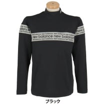 ニューバランスゴルフ　メンズ チェストライン 長袖 モックネック シャツ 012-5267002　2025年モデル