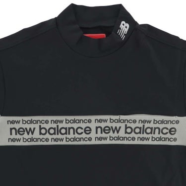 ニューバランスゴルフ　メンズ チェストライン 長袖 モックネック シャツ 012-5267002　2025年モデル 詳細1 詳細5