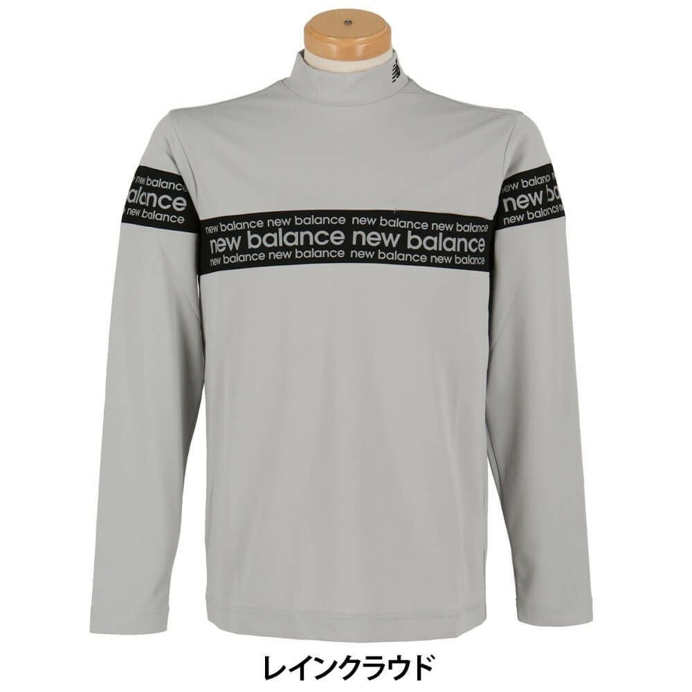 ニューバランスゴルフ メンズ チェストライン 長袖 モックネック