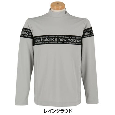 ニューバランスゴルフ　メンズ チェストライン 長袖 モックネック シャツ 012-5267002　2025年モデル 詳細1 詳細6