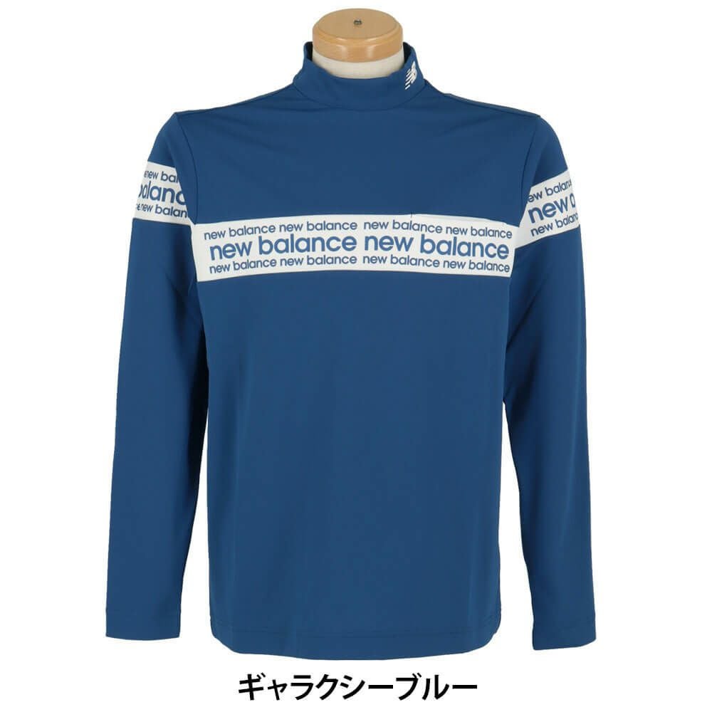 ニューバランスゴルフ　メンズ チェストライン 長袖 モックネック シャツ 012-5267002　2025年モデル 詳細1 詳細14