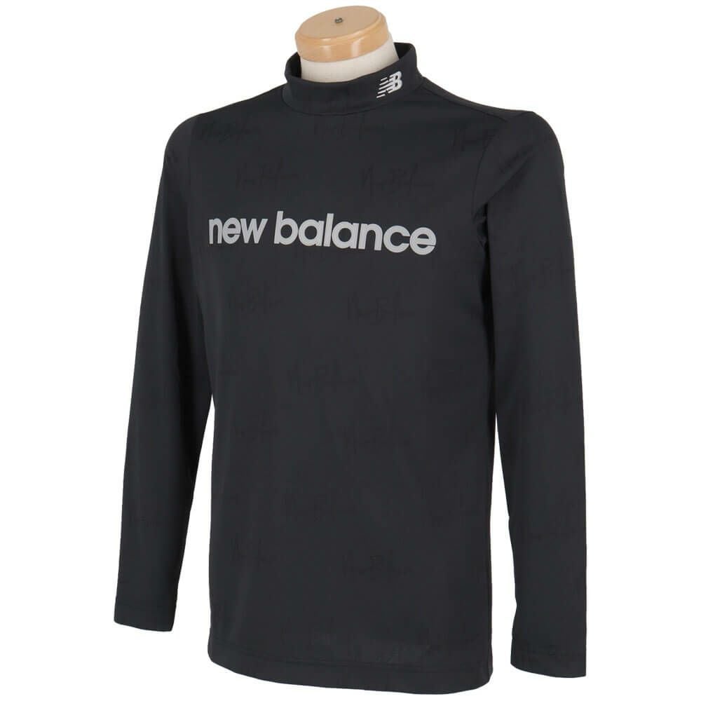 ニューバランスゴルフ メンズ モノグラムジャカード 長袖 モックネック