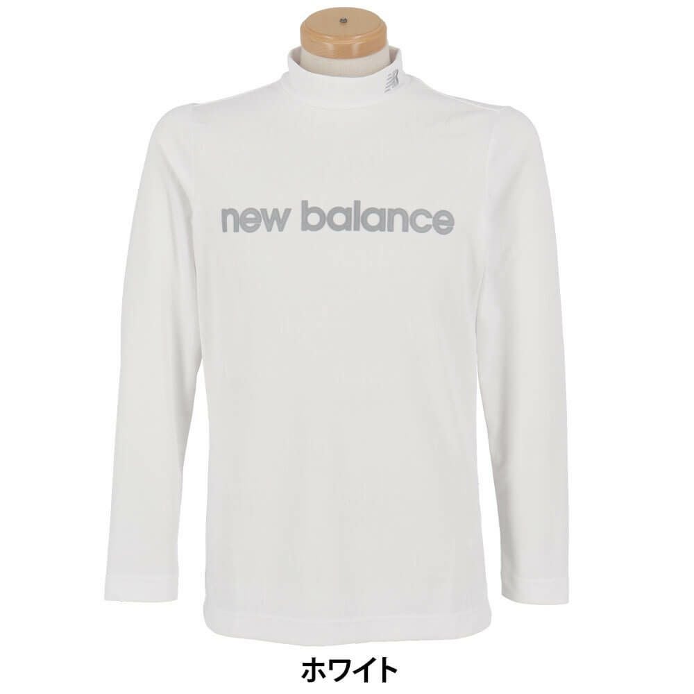 ニューバランスゴルフ　メンズ モノグラムジャカード 長袖 モックネック シャツ 012-5267003　2025年モデル 詳細1 詳細5