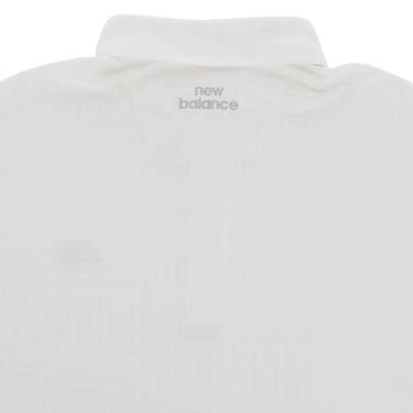ニューバランスゴルフ　メンズ ロゴグレンチェック ジャカード 長袖 ポロシャツ 012-5269002　2025年モデル 詳細1 詳細11
