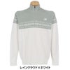 ニューバランスゴルフ　メンズ ダブルジャカード 長袖 ハーフジップ ニット プルオーバー 012-5270001　2025年モデル 詳細1 詳細6