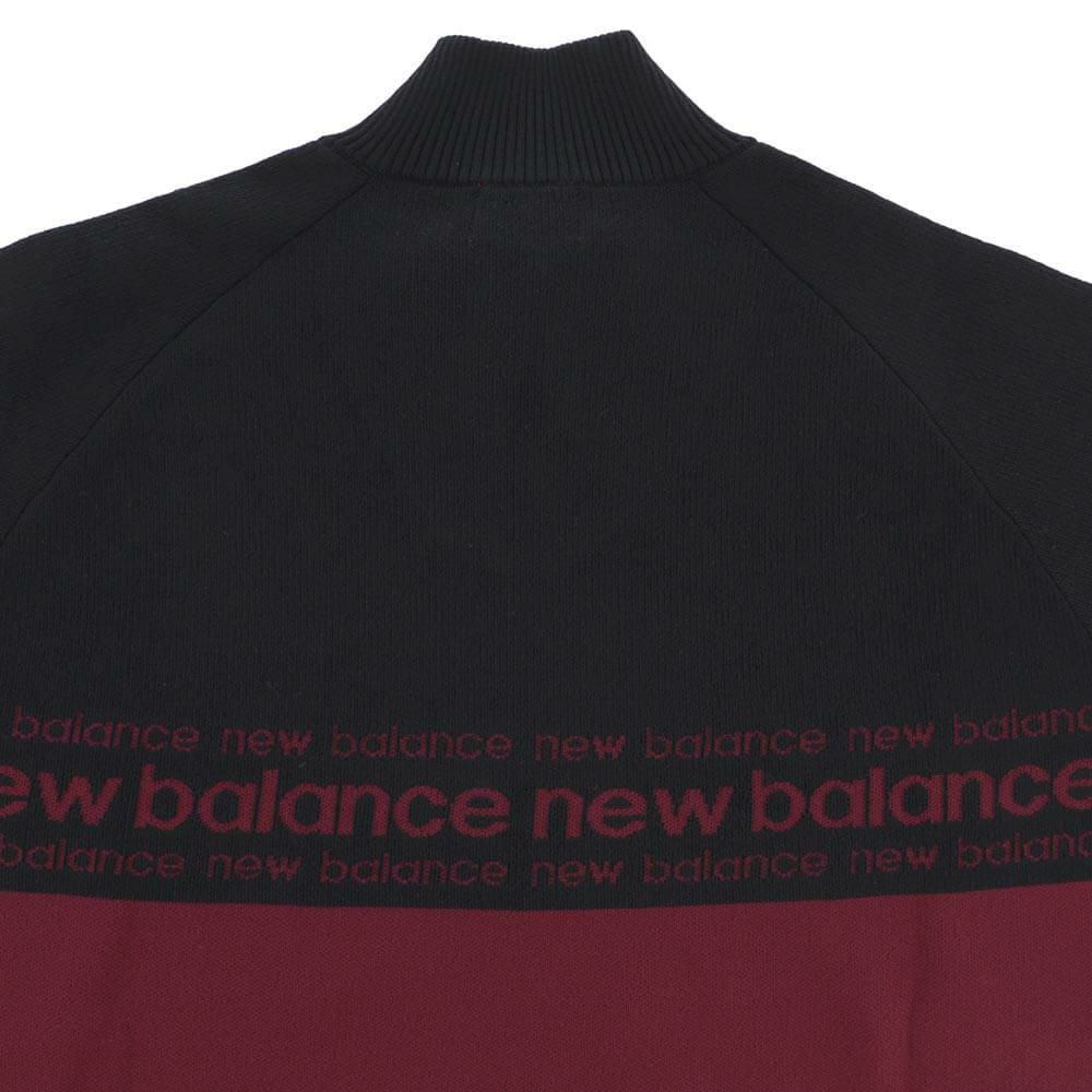 ニューバランスゴルフ　メンズ ダブルジャカード 長袖 ハーフジップ ニット プルオーバー 012-5270001　2025年モデル 詳細1 詳細15