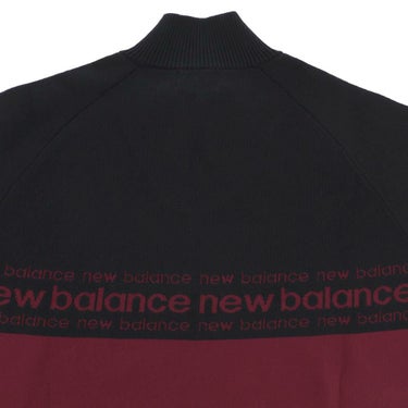 ニューバランスゴルフ　メンズ ダブルジャカード 長袖 ハーフジップ ニット プルオーバー 012-5270001　2025年モデル 詳細1 詳細15