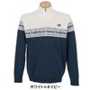 ニューバランスゴルフ　メンズ ダブルジャカード 長袖 ハーフジップ ニット プルオーバー 012-5270001　2025年モデル 詳細1 詳細17