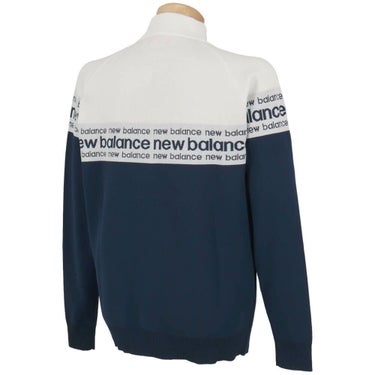 ニューバランスゴルフ　メンズ ダブルジャカード 長袖 ハーフジップ ニット プルオーバー 012-5270001　2025年モデル 詳細1 詳細18