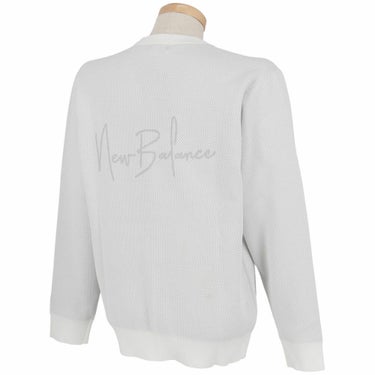 ニューバランスゴルフ　メンズ メッシュ調 長袖 クルーネック ニット プルオーバー 012-5270002　2025年モデル 詳細1 詳細8