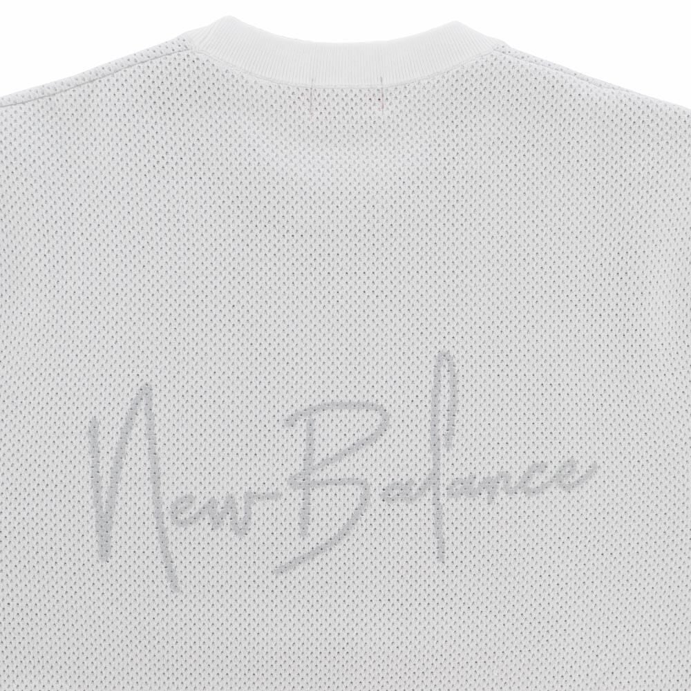 ニューバランスゴルフ　メンズ メッシュ調 長袖 クルーネック ニット プルオーバー 012-5270002　2025年モデル 詳細1 詳細11