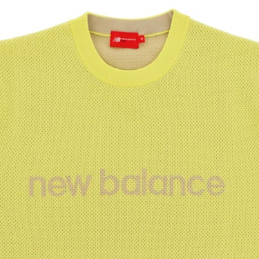 ニューバランスゴルフ　メンズ メッシュ調 長袖 クルーネック ニット プルオーバー 012-5270002　2025年モデル 詳細1 詳細16