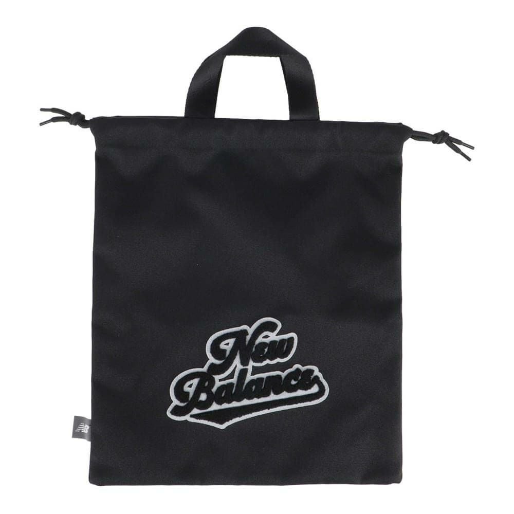 ニューバランスゴルフ　ロゴ刺繍 シューズバッグ 012-5284001 010 ブラック　2025年モデル ブラック