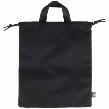 ニューバランスゴルフ　ロゴ刺繍 シューズバッグ 012-5284001 010 ブラック　2025年モデル 詳細1