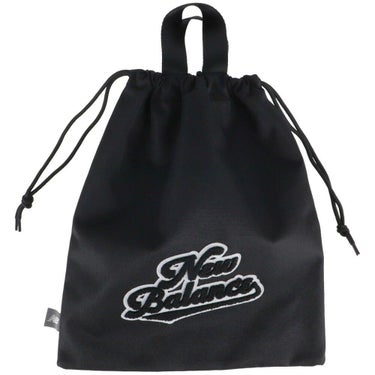 ニューバランスゴルフ　ロゴ刺繍 シューズバッグ 012-5284001 010 ブラック　2025年モデル 詳細2