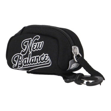 ニューバランスゴルフ　ロゴプリント ボールホルダー 012-5284002 010 ブラック　2025年モデル ブラック