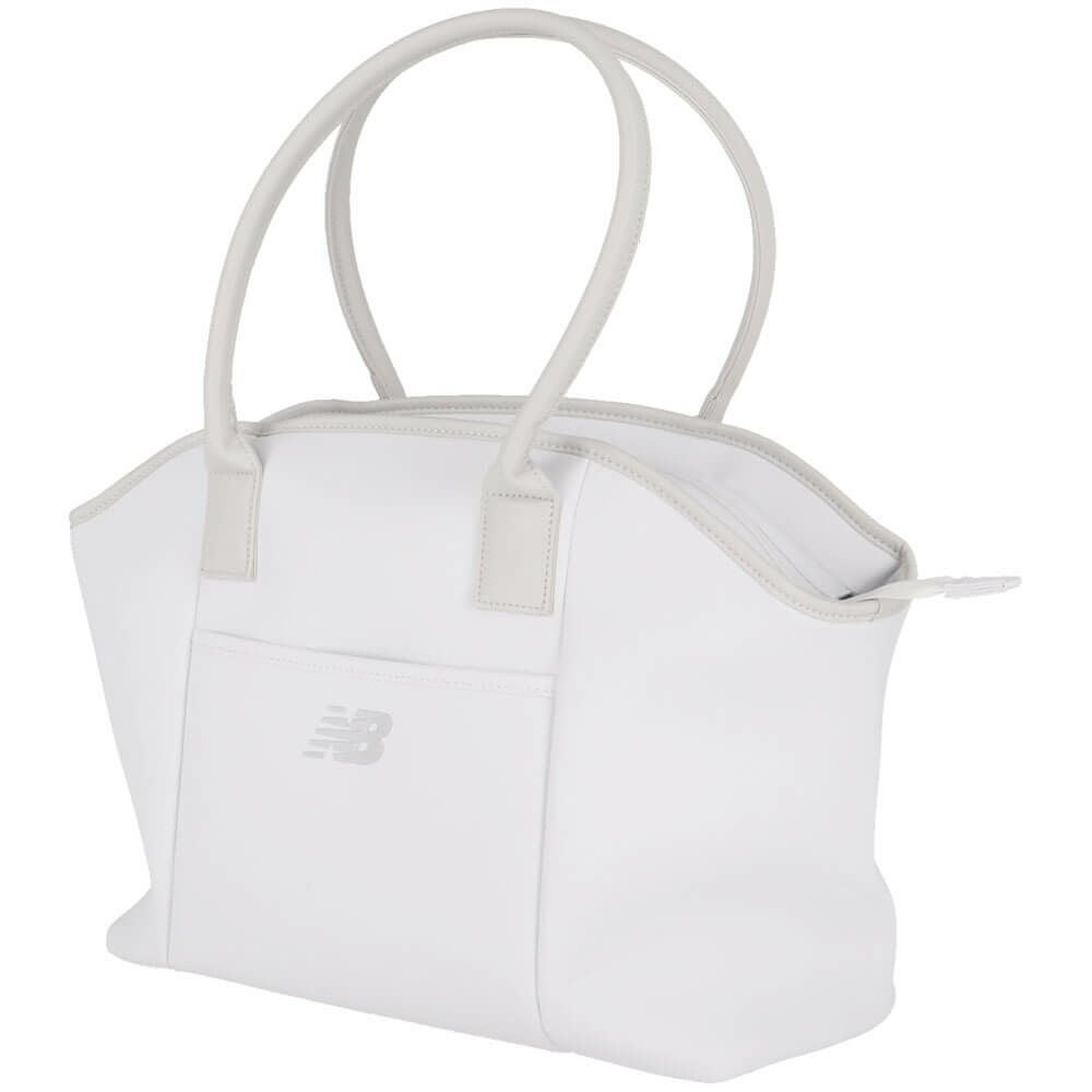 ニューバランスゴルフ　レディース ロゴデザイン シェル型フォルム トートバッグ 012-5981501 030 ホワイト　2025年モデル 詳細1