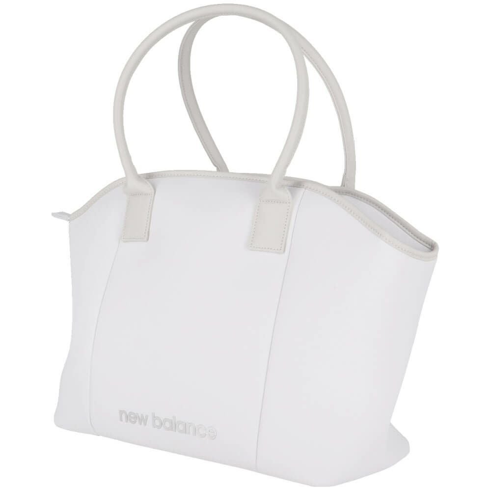 ニューバランスゴルフ　レディース ロゴデザイン シェル型フォルム トートバッグ 012-5981501 030 ホワイト　2025年モデル 詳細2