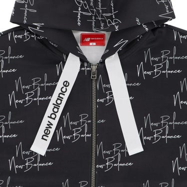 ニューバランスゴルフ　レディース ロゴプリント ダンボール 長袖 フルジップ フーディ 012-5262502　2025年モデル 詳細4