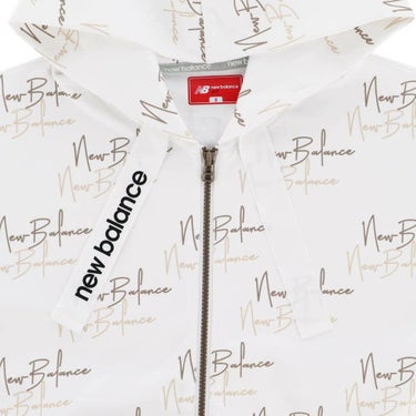 ニューバランスゴルフ　レディース ロゴプリント ダンボール 長袖 フルジップ フーディ 012-5262502　2025年モデル 詳細7