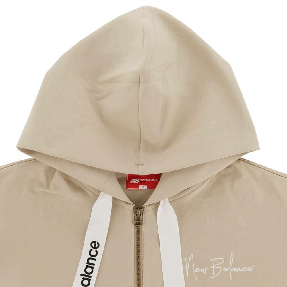 ニューバランスゴルフ　レディース ロゴプリント ダンボール 長袖 フルジップ フーディ 012-5262502　2025年モデル 詳細10