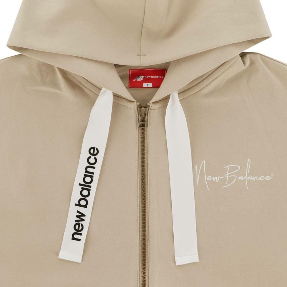 ニューバランスゴルフ　レディース ロゴプリント ダンボール 長袖 フルジップ フーディ 012-5262502　2025年モデル 詳細11