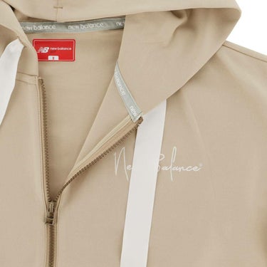 ニューバランスゴルフ　レディース ロゴプリント ダンボール 長袖 フルジップ フーディ 012-5262502　2025年モデル 詳細12