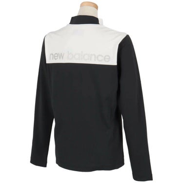 ニューバランスゴルフ　レディース 配色切替 長袖 モックネックシャツ 012-5267501　2025年モデル 詳細2