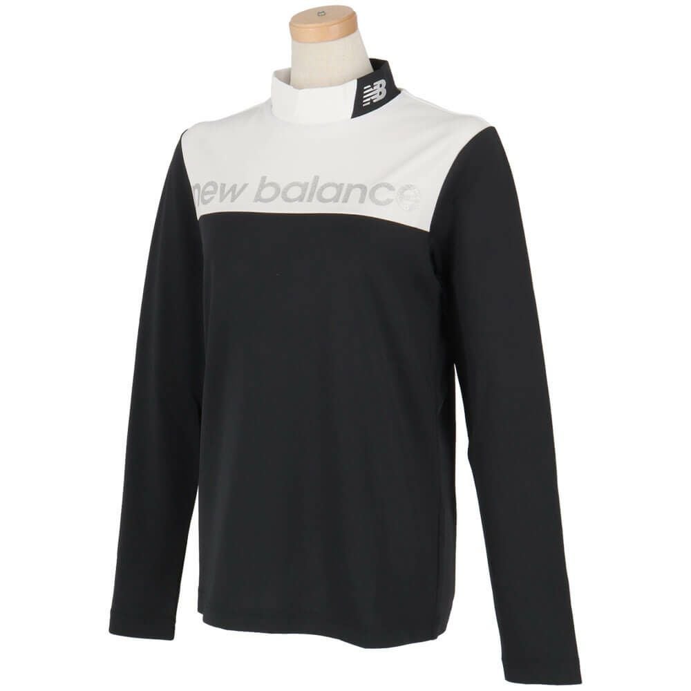 ニューバランスゴルフ　レディース 配色切替 長袖 モックネックシャツ 012-5267501　2025年モデル 詳細3