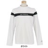 ニューバランスゴルフ　レディース チェストライン ストレッチ 長袖 モックネックシャツ 012-5267503　2025年モデル ホワイト