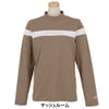 ニューバランスゴルフ　レディース チェストライン ストレッチ 長袖 モックネックシャツ 012-5267503　2025年モデル マッシュルーム
