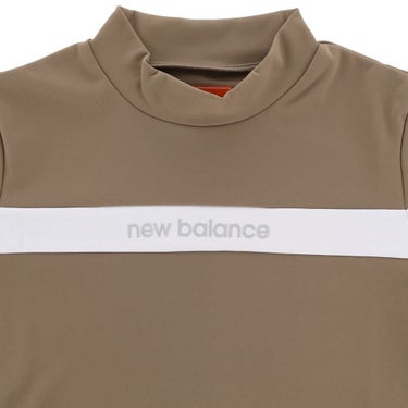 ニューバランスゴルフ　レディース チェストライン ストレッチ 長袖 モックネックシャツ 012-5267503　2025年モデル 詳細11