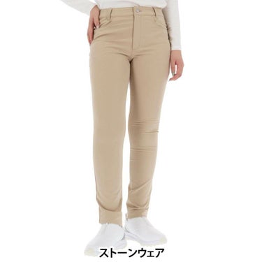 ニューバランスゴルフ　レディース ロゴ刺繍 ストレッチ スリム ロングパンツ 012-5231501　2025年モデル ストーンウェア