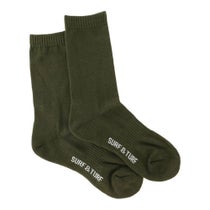 サーフ＆ターフ SURF＆TURF　メンズ レギュラーソックス STMS2503 カーキ