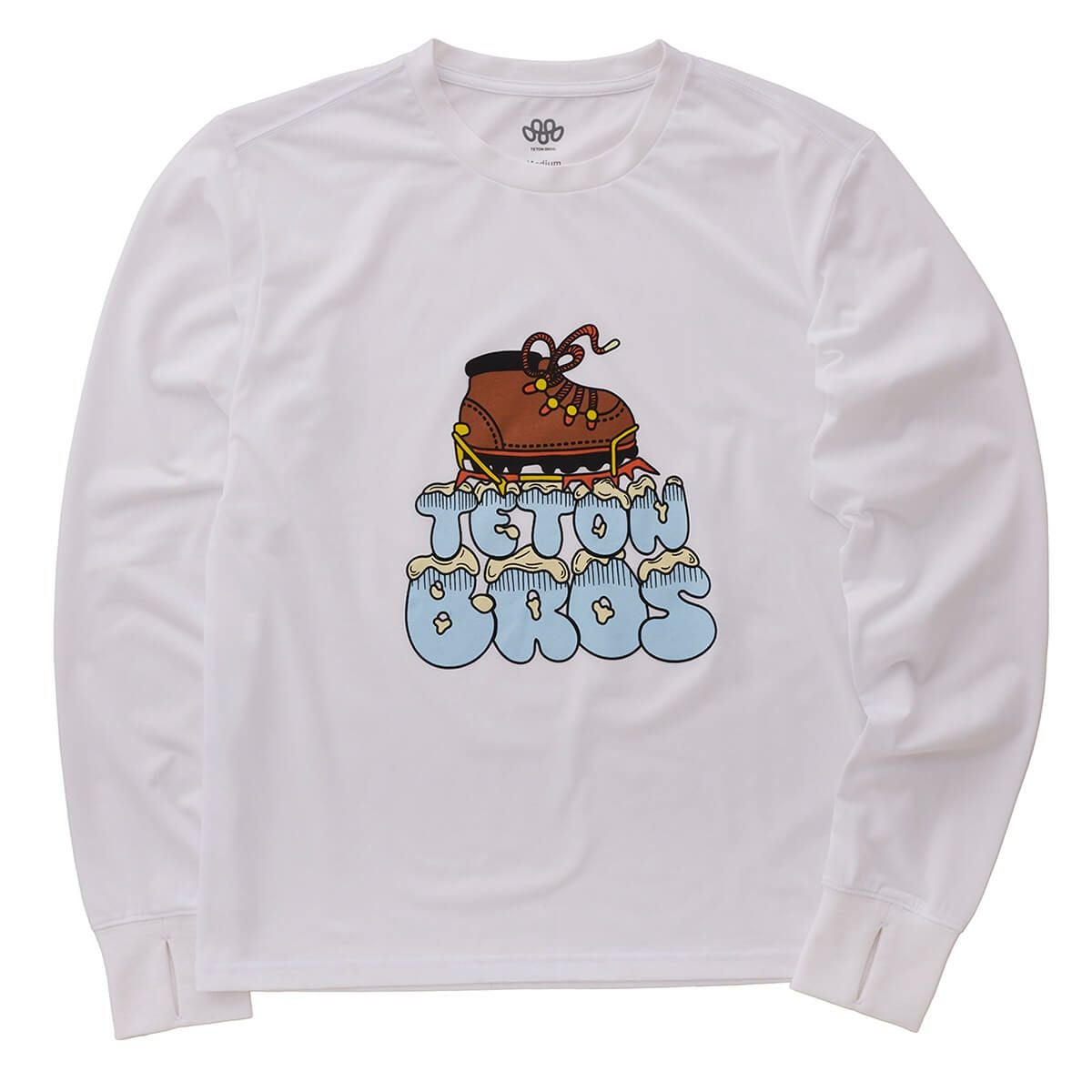 ティートンブロス TETON BROS　ウェア Tシャツ TBクランポンロングスリーブティー TB Crampon L/S Tee TB253-48M 2025-2026 詳細2