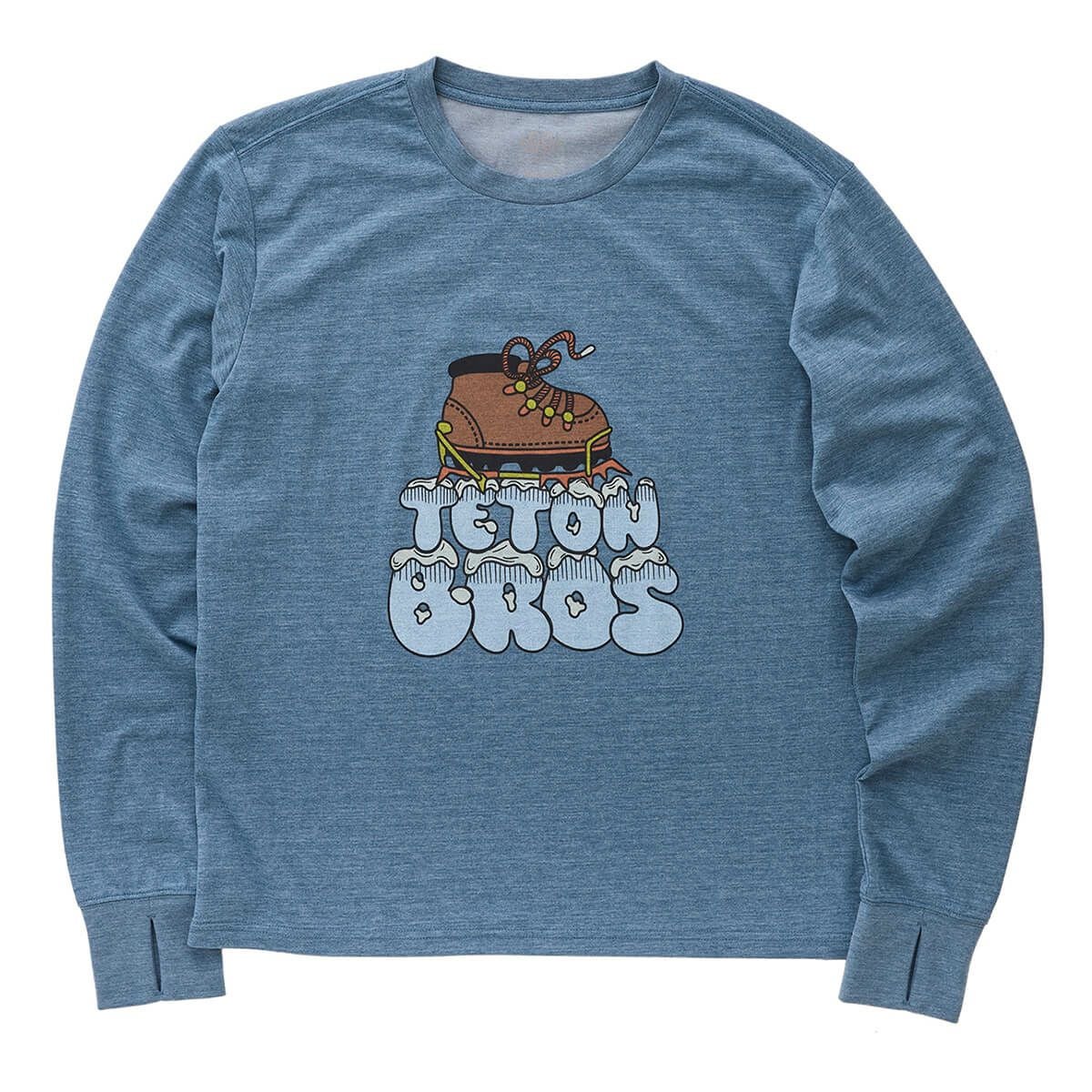 ティートンブロス TETON BROS　ウェア Tシャツ TBクランポンロングスリーブティー TB Crampon L/S Tee TB253-48M 2025-2026 詳細3
