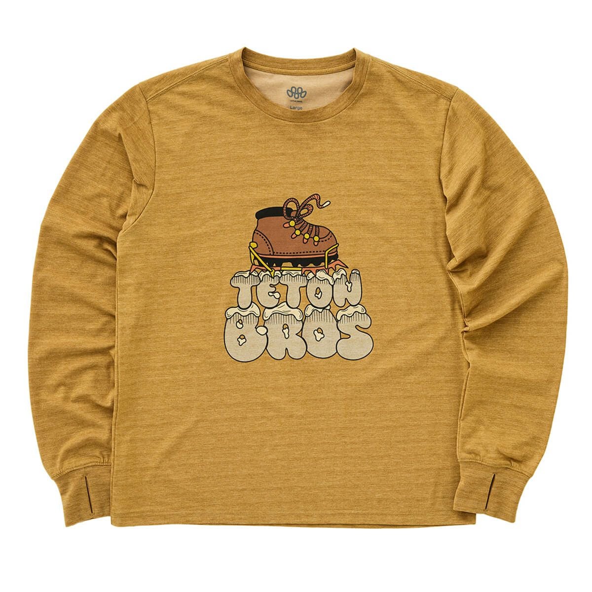ティートンブロス TETON BROS　ウェア Tシャツ ウーマンズTBクランポンロングスリーブティー WS TB Crampon L/S Tee TB253-48W 2025-2026 詳細6