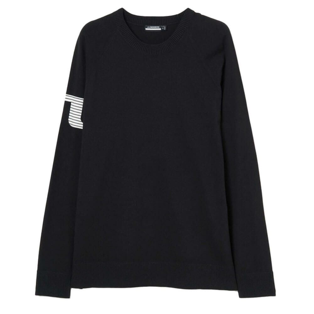 Jリンドバーグ J.LINDEBERG　メンズ 長袖 セーター 071-14913 019 ブラック　2025年モデル ブラック 詳細4