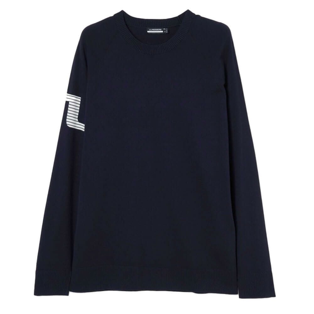 Jリンドバーグ J.LINDEBERG　メンズ 長袖 セーター 071-14913 098 ネイビー　2025年モデル ネイビー 詳細4