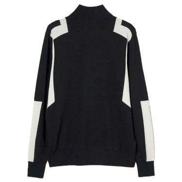 Jリンドバーグ J.LINDEBERG　メンズ ケンドリック 長袖 ニット ハーフジップ セーター 071-14915 019 ブラック　2025年モデル ブラック 詳細5