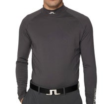 Jリンドバーグ J.LINDEBERG　メンズ 長袖 ハイネック シャツ 071-24911 018 チャコール　2025年モデル