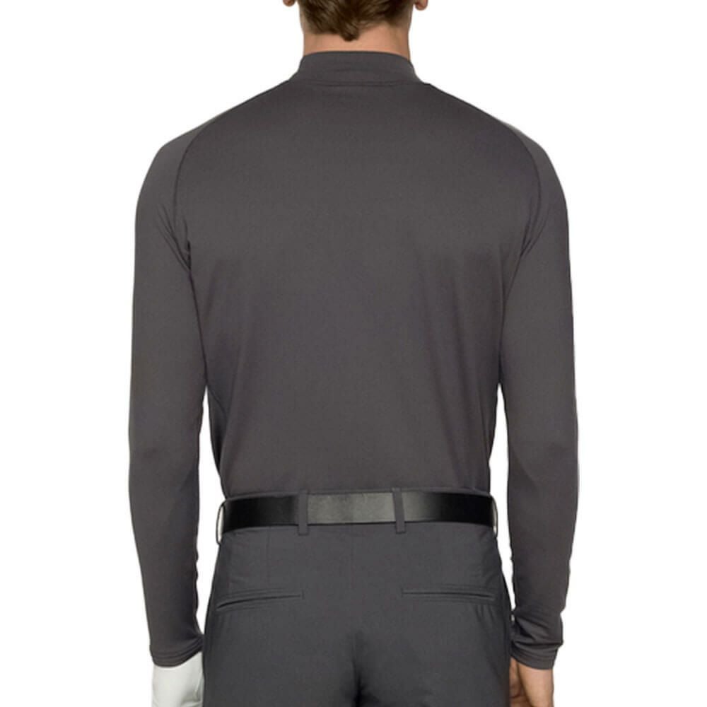 Jリンドバーグ J.LINDEBERG　メンズ 長袖 ハイネック シャツ 071-24911 018 チャコール　2025年モデル チャコール 詳細2