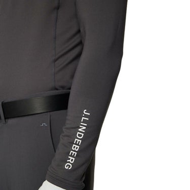 Jリンドバーグ J.LINDEBERG　メンズ 長袖 ハイネック シャツ 071-24911 018 チャコール　2025年モデル チャコール 詳細6