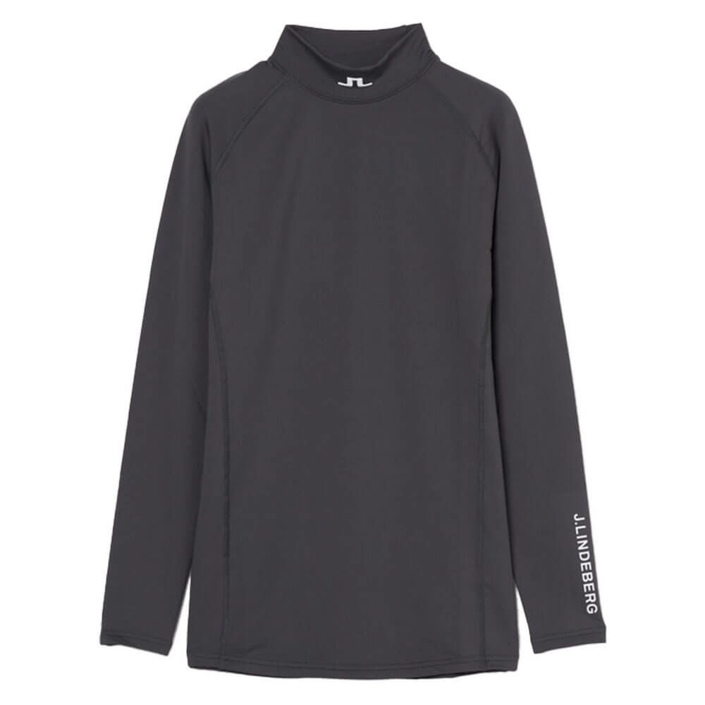 Jリンドバーグ J.LINDEBERG　メンズ 長袖 ハイネック シャツ 071-24911 018 チャコール　2025年モデル チャコール 詳細7