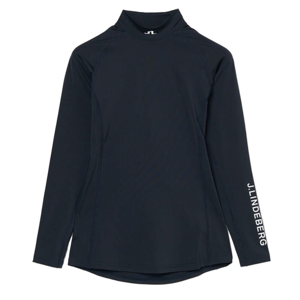 Jリンドバーグ J.LINDEBERG　メンズ 長袖 ハイネック シャツ 071-24911 098 ネイビー　2025年モデル ネイビー 詳細4