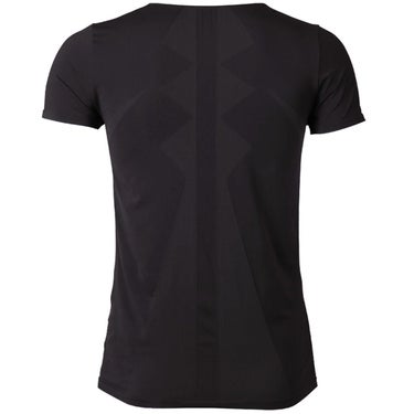 デリットテック DERIT TECH　メンズ 機能性インナーウェア クルーネック 半袖 シャツ ブラック ブラック 詳細2