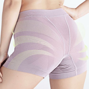 デリットテック DERIT TECH　レディース 機能性ショーツ スキングレージュ ブラック 詳細2