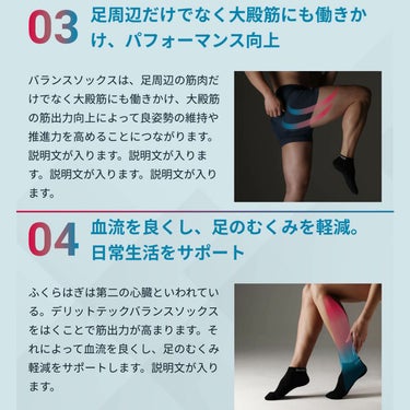 デリットテック DERIT TECH　バランス アンクルソックス ブラック ブラック 詳細6